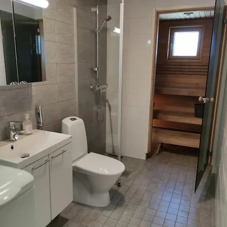 Convenient For 3 With Sauna Joensuu