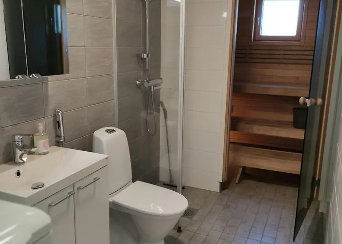 Convenient For 3 With Sauna Joensuu